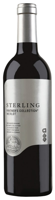 Sterling Vintner's Collection Merlot 2015 Front Bottle Shot