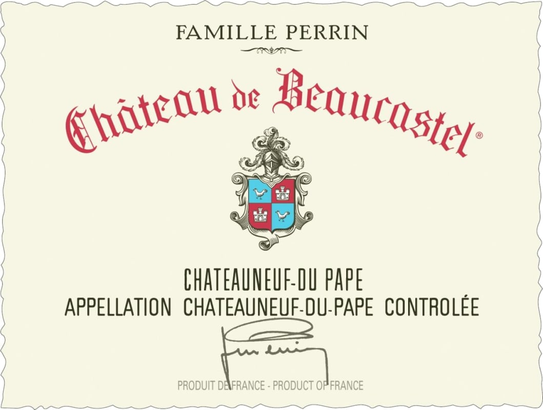 Chateau de Beaucastel Chateauneuf-du-Pape (3 Liter Bottle) 2020 Front Label