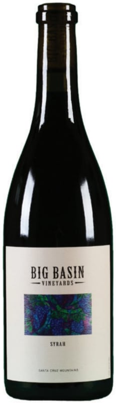 Big Basin Santa Cruz Mountains Syrah 2017 Front Bottle Shot