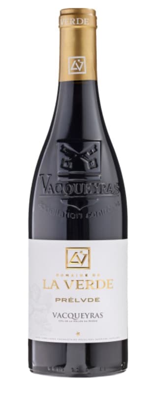 Domaine de la Verde Vacqueyras Prelude 2019 Front Bottle Shot