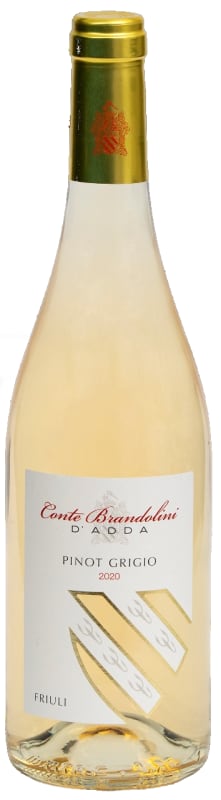 Conte Brandolini Pinot Grigio 2020 Front Bottle Shot
