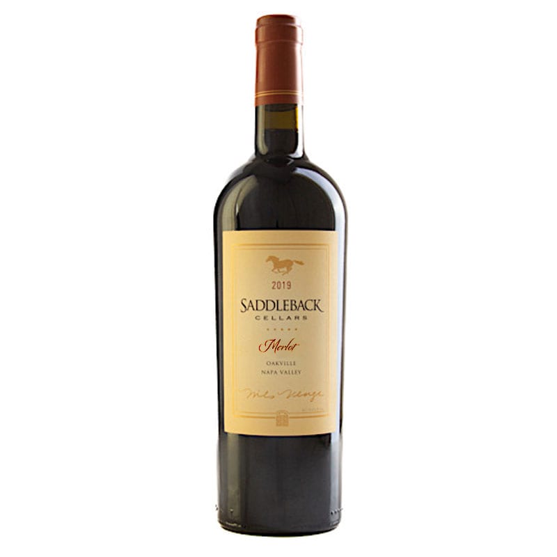 Saddleback Merlot 2019 Front Bottle Shot
