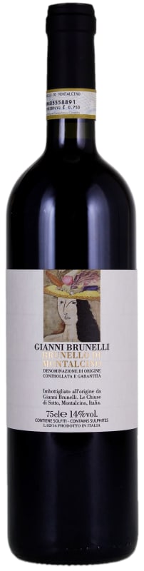 Gianni Brunelli Brunello di Montalcino 2021 Front Bottle Shot