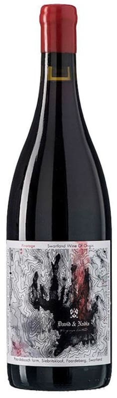 David & Nadia Topography Pinotage 2023 Front Bottle Shot