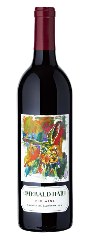 Emerald Hare Red Blend 2016 Front Bottle Shot