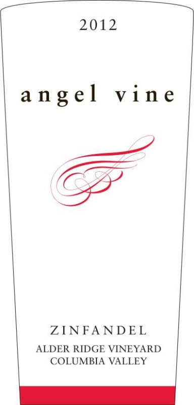 Angel Vine Alder Ridge Vineyard Zinfandel 2012 Front Label