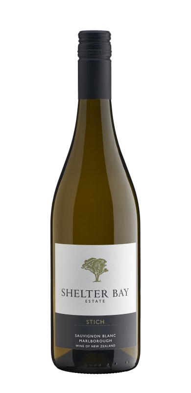 Shelter Bay Stich Sauvignon Blanc 2018 Front Bottle Shot