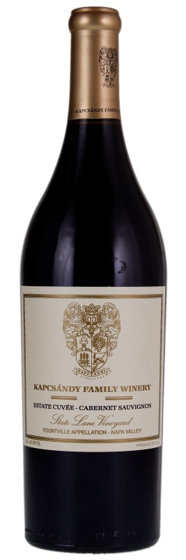 Kapcsandy Family Winery Estate Cuvee Cabernet Sauvignon 2017 Front Bottle Shot