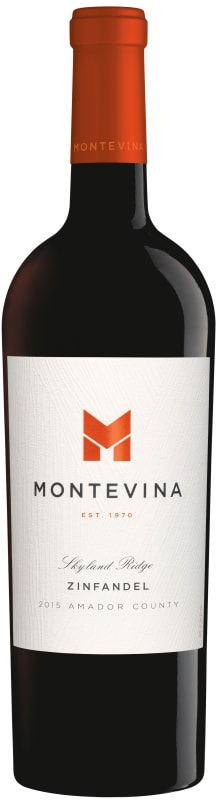 Montevina Zinfandel 2015 Front Bottle Shot