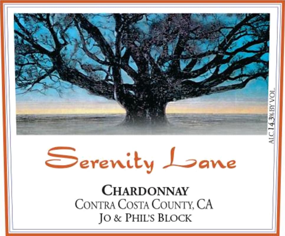 Serenity Lane Jo & Phil's Block Chardonnay 2015 Front Label