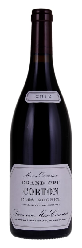 Domaine Meo-Camuzet Corton Clos Rognet Grand Cru 2012 Front Bottle Shot