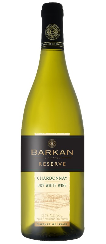 Barkan Reserve Chardonnay (OK Kosher) 2020 Front Bottle Shot