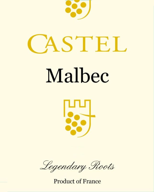 Castel Malbec 2012 Front Label