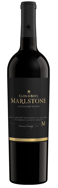 Clos du Bois Marlstone 2015 Front Bottle Shot