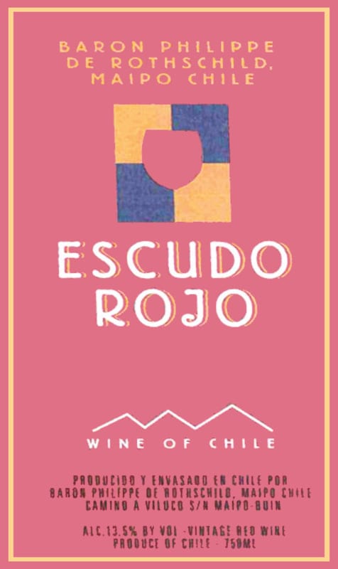 Baron Philippe de Rothschild Escudo Rojo Red 2013 Front Label