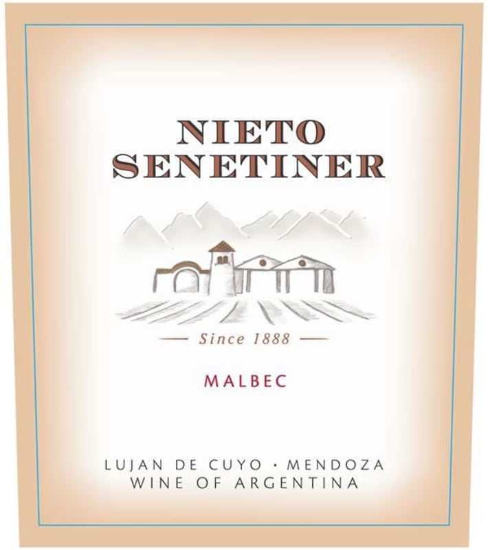 Nieto Senetiner Malbec 2014 Front Label