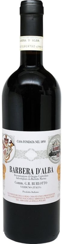 G.B. Burlotto Barbera d'Alba 2017 Front Bottle Shot