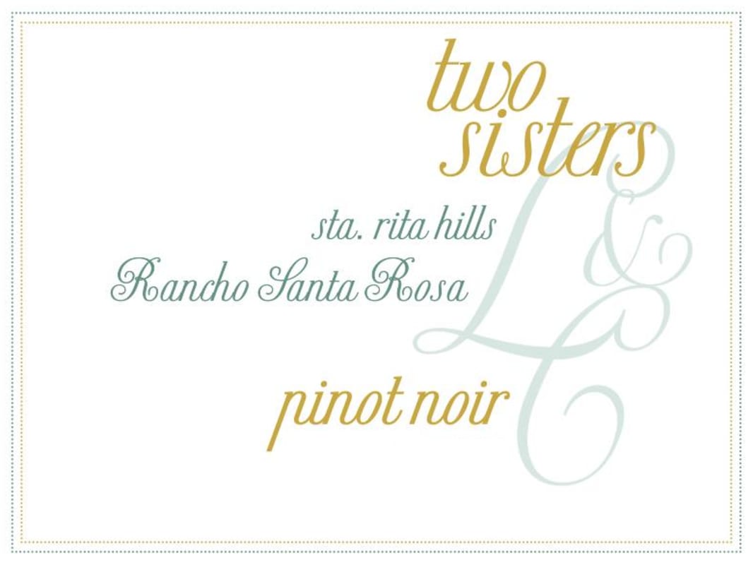 Lincourt Two Sisters Pinot Noir 2014 Front Label