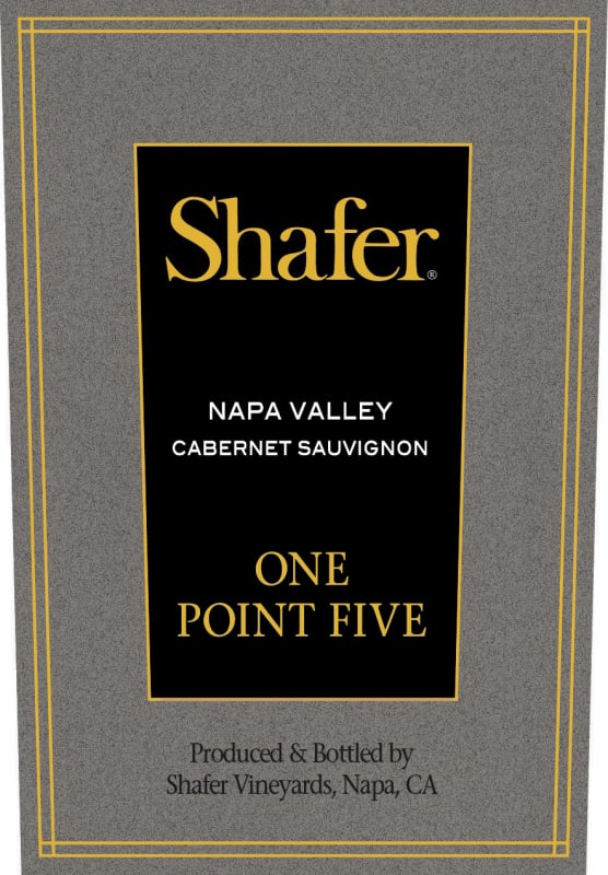 Shafer One Point Five Cabernet Sauvignon (375ML half-bottle) 2023 Front Label