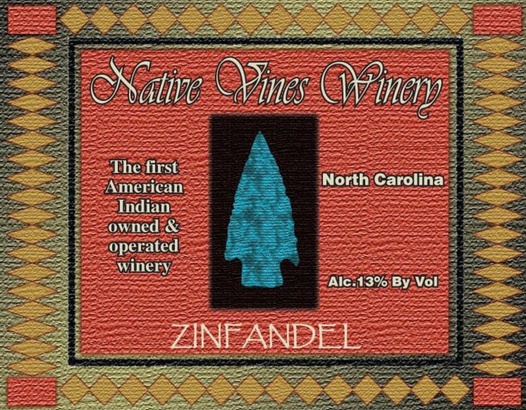 Native Vines Winery Zinfandel 2013 Front Label
