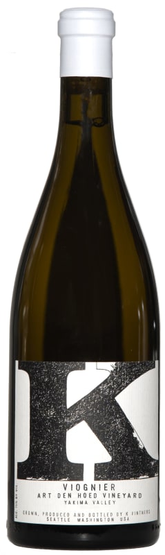 K Vintners Art Den Hoed Vineyard Viognier 2020 Front Bottle Shot