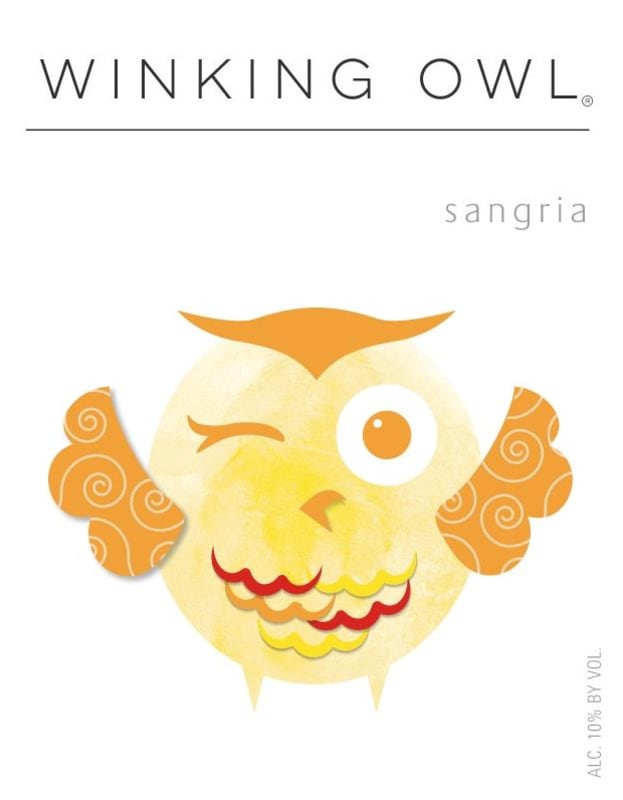 Winking Owl Sangria Front Label