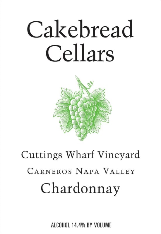 Cakebread Cutting Wharf Vineyard Chardonnay 2014 Front Label