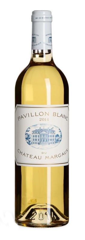 Chateau Margaux Pavillon Blanc 2014 Front Bottle Shot