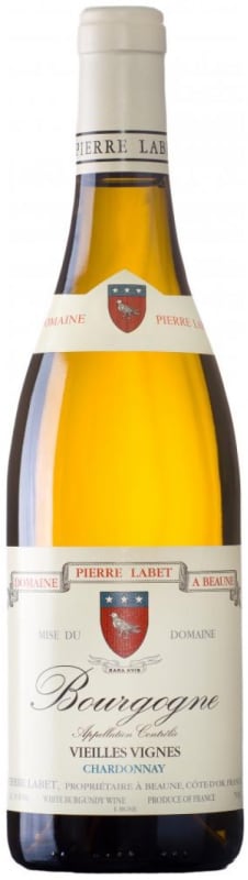 Domaine Pierre Labet Bourgogne Chardonnay Vieilles Vignes 2015 Front Bottle Shot