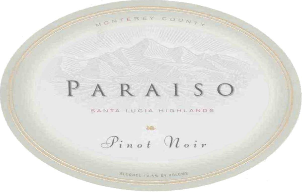 Paraiso Vineyards Pinot Noir 2006 Front Label