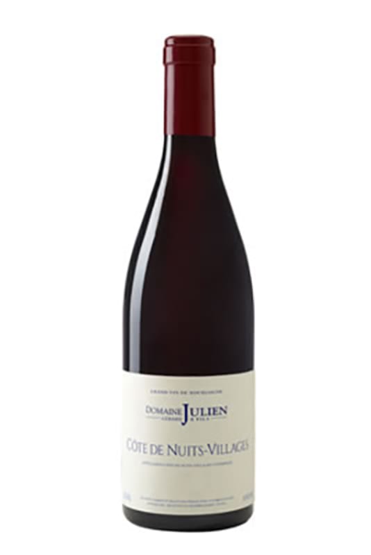 Domaine Julien Cotes de Nuits Villages 2020 Front Bottle Shot