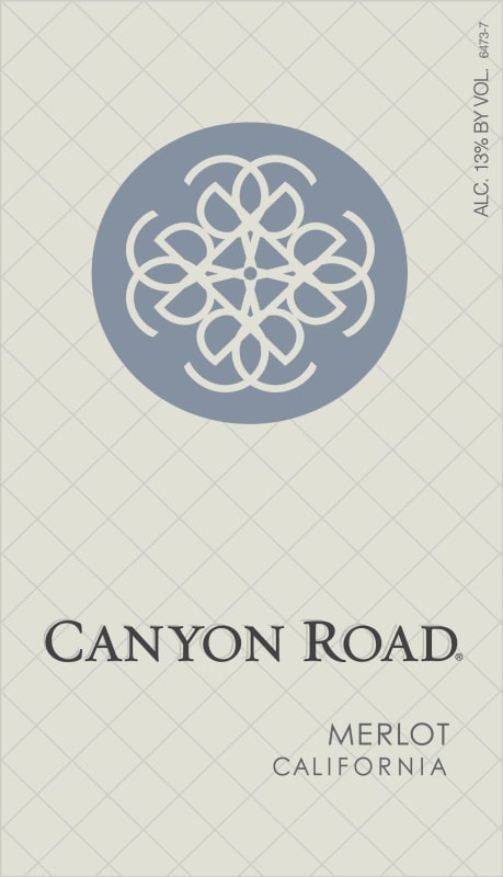 Canyon Road Merlot 2015 Front Label