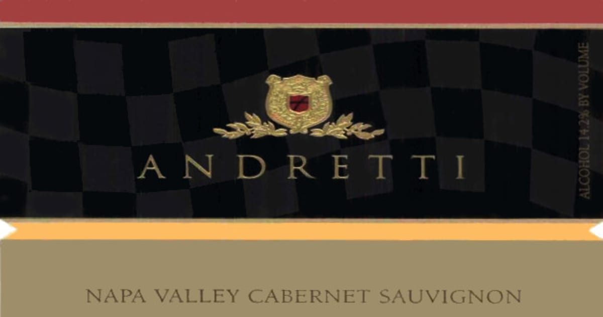 Andretti Cabernet Sauvignon 2005 Front Label