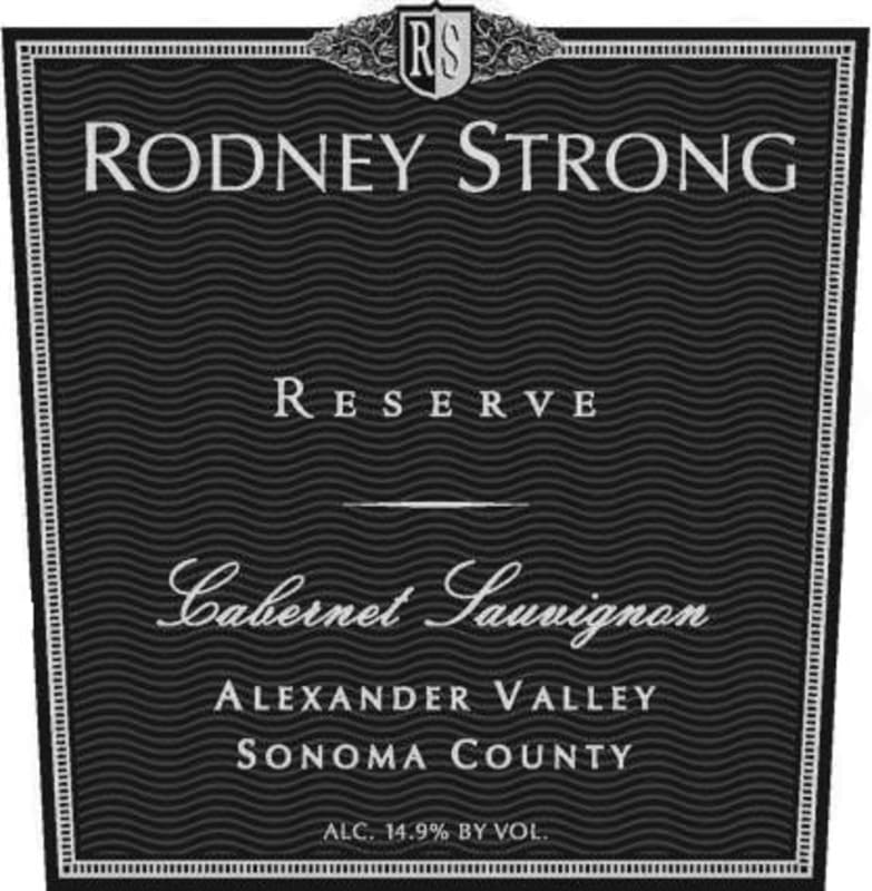 Rodney Strong Reserve Cabernet Sauvignon 2009 Front Label