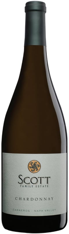 Scott Family Estate Carneros Chardonnay 2015 Front Bottle Shot