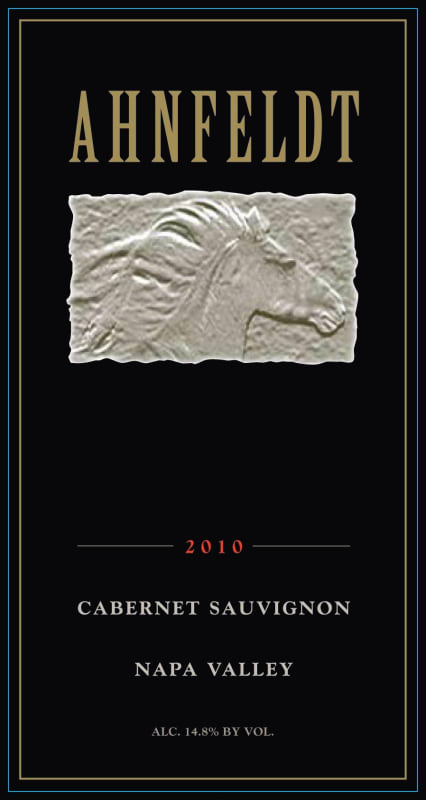 Ahnfeldt Wines Cabernet Sauvignon 2010 Front Label