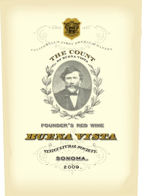 Buena Vista The Count Red Blend 2009 Front Label