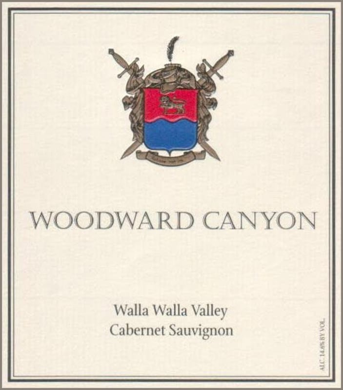 Woodward Canyon Walla Walla Valley Cabernet Sauvignon 2014 Front Label