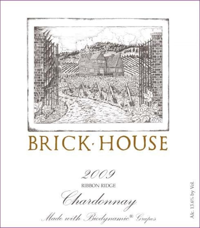 Brick House Chardonnay 2009 Front Label