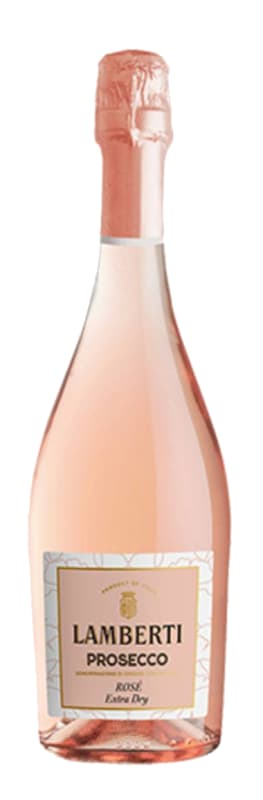 Lamberti Prosecco Rose Extra Dry 2020 Front Bottle Shot