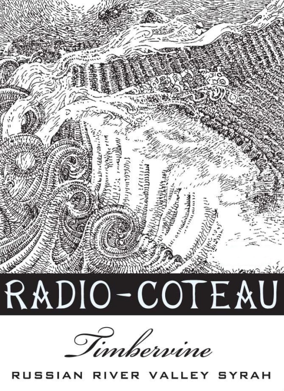 Radio-Coteau Timbervine Syrah 2013 Front Label