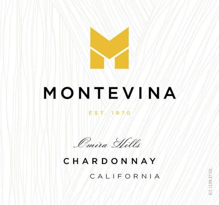 Montevina Omira Hills Chardonnay 2013 Front Label