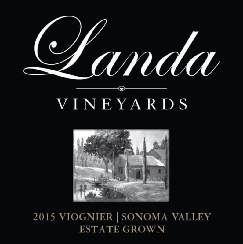 Landa Vineyards 2015 Front Label