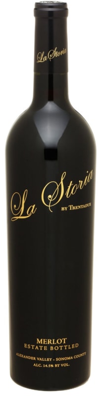 Trentadue La Storia Merlot 2014 Front Bottle Shot