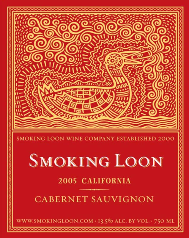 Smoking Loon Cabernet Sauvignon 2005 Front Label