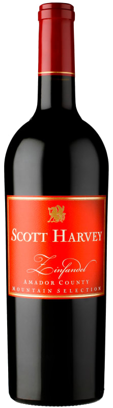Scott Harvey Mountain Selection Zinfandel 2018 Front Bottle Shot