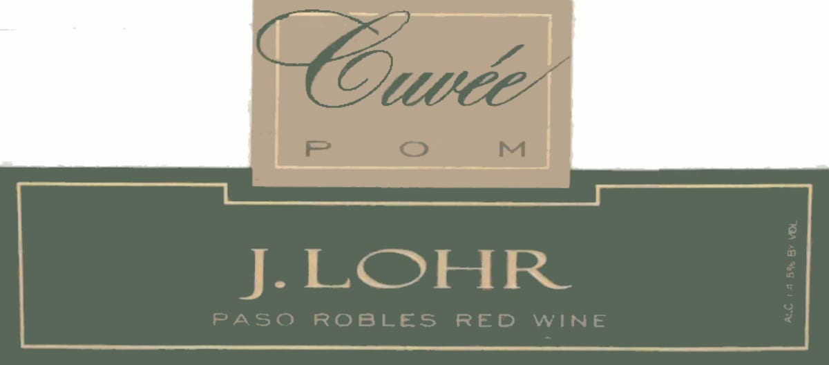 J. Lohr Cuvee POM 2006 Front Label