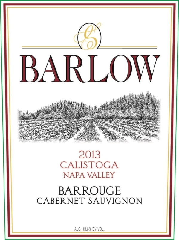 Barlow Barrouge Red 2013 Front Label
