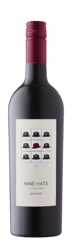 Nine Hats Red Wine 2017 Front Bottle Shot