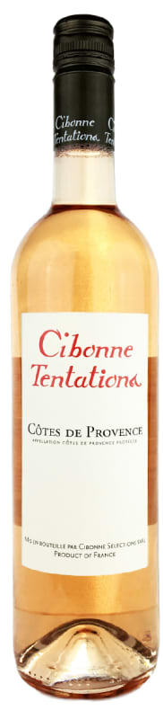 Clos Cibonne Cotes de Provence Tentations Rose 2019 Front Bottle Shot